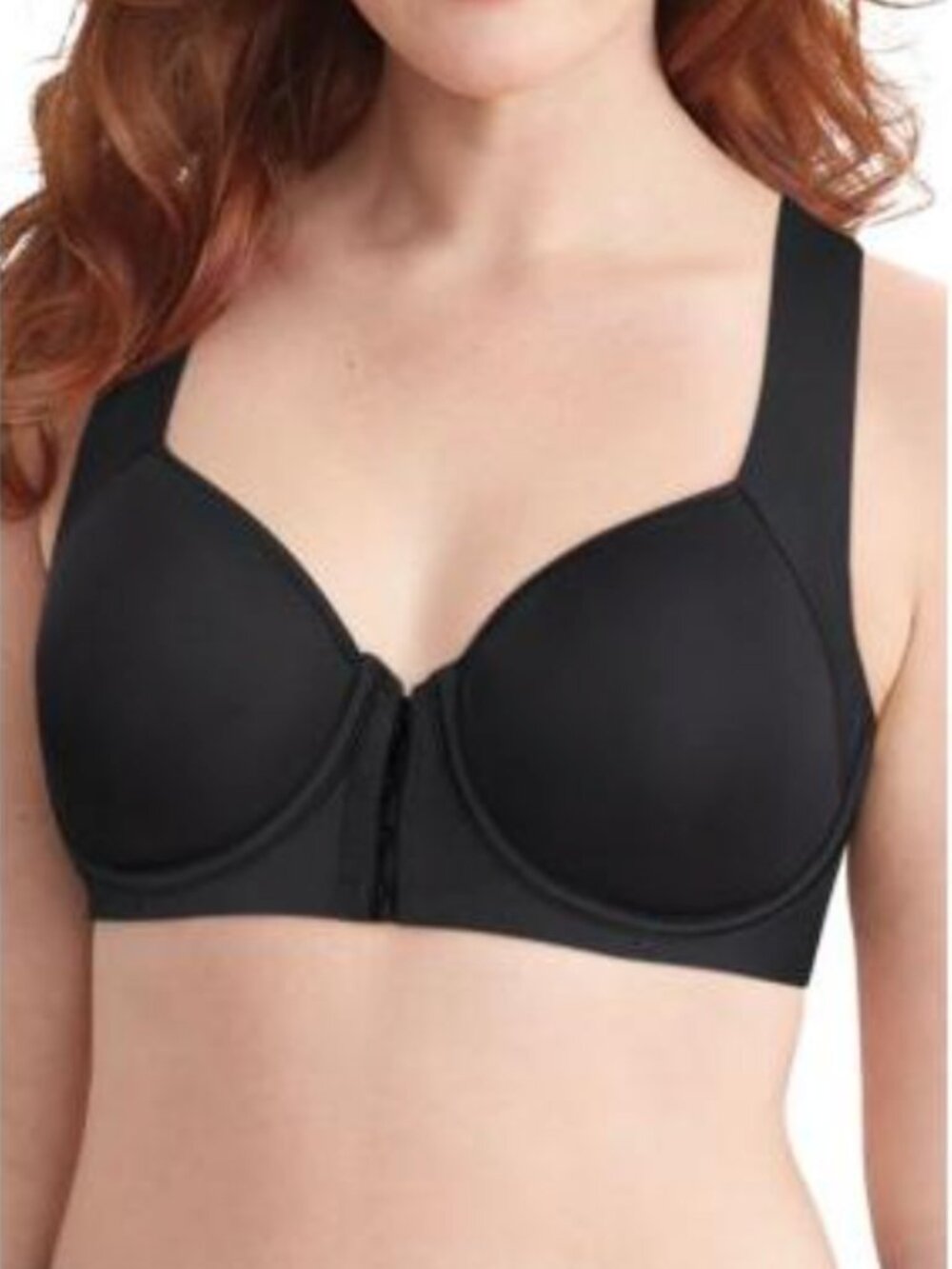 Bali Women's One Smooth U Posture Bra Black Size 36D 10280